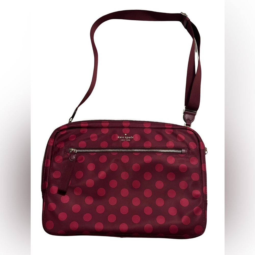 Kate Spade Polka Dot Laptop Bag/Messenger Bag